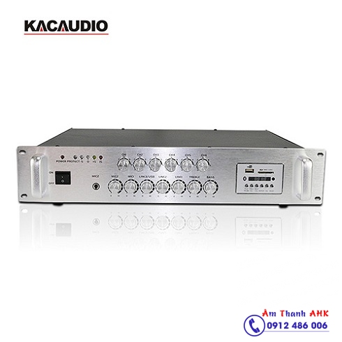 Bóc tách âm thanh amply 6 vùng giá rẻ nhất KAC PA5150USBD giảm 30%