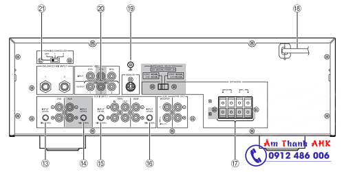 bang dieu khien phia sau amply yamaha kma 1080 2