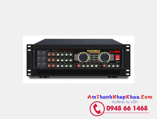 Amply liền Mixer Nanomax EV 1940 chính hãng giá rẻ nhất Việt Nam