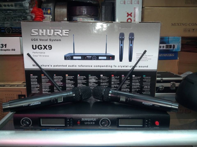 Tính năng, giá bán micro Shure UGX9 chất lượng nhất