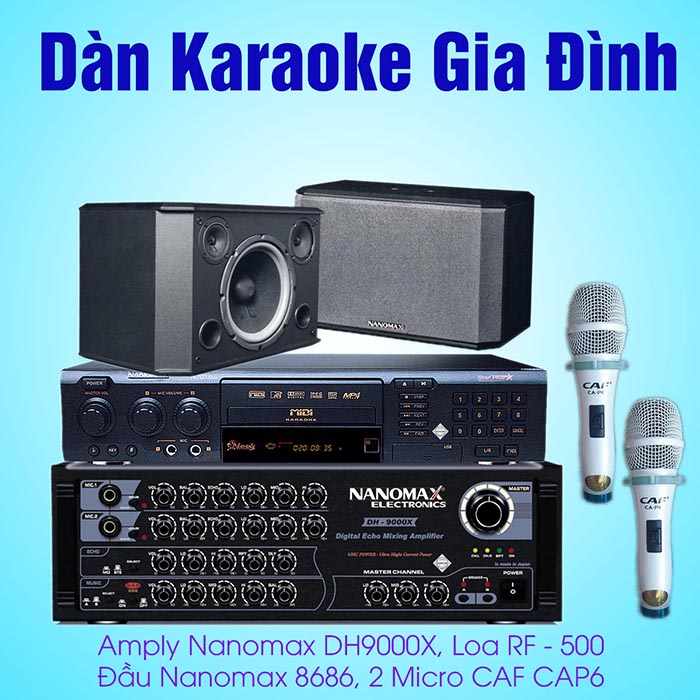 dàn karaoke gia đình nanomax 03 hát hay giá rẻ nhất hà nội