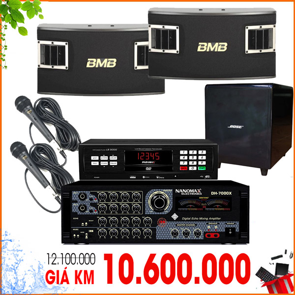 Bộ dàn âm thanh karaoke gia đình chất lượng nhất hơn 10 triệu