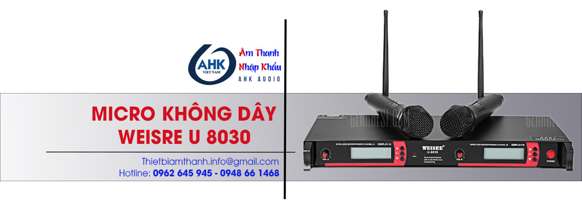 gia ban micro khong day gia re nhat ha noi weisre u 8030