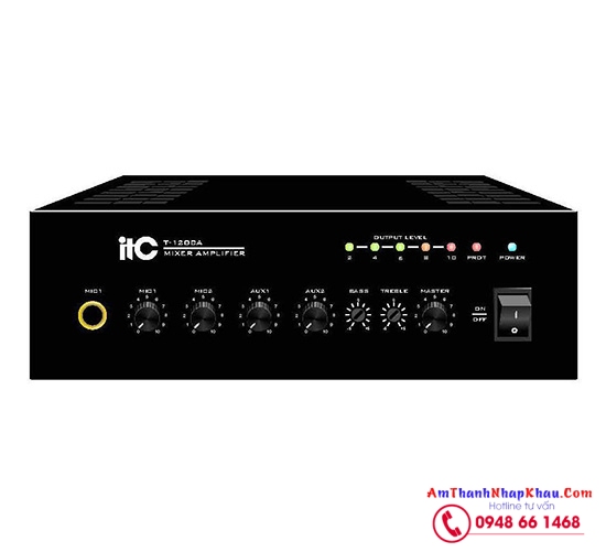 Desktop amply mixer ITC T120CA chính hãng giá rẻ nhất