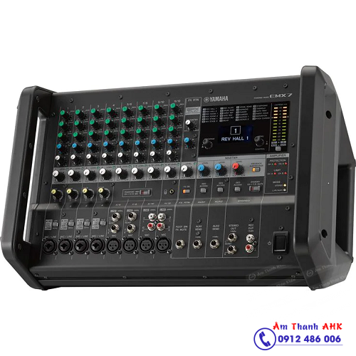 mặt nghiêng trái mixer yamaha emx7