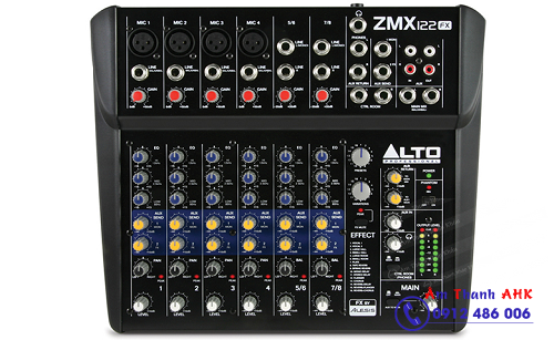 mat tren mixer alto zmx 122fx