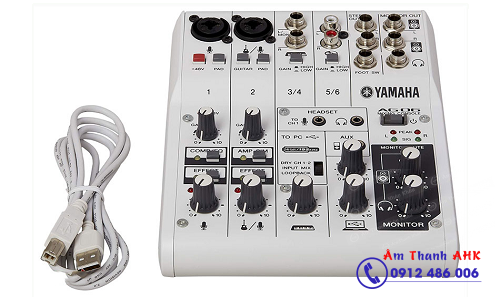 mat truoc mixer yamaha ag06+day cap