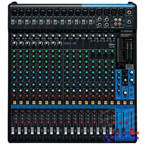 mặt trước mixer yamaha mg20xu