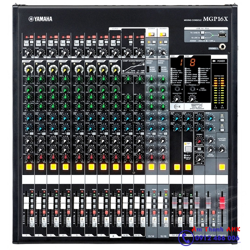 mặt trước mixer yamaha mgp16x