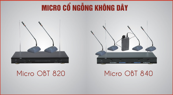 nơi bán xuất xứ micro cổ ngỗng không dây obt